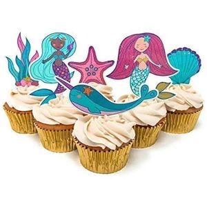 Mermaid Cupcake Topper 24pcs